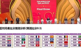 澳大利亚VS丹麦比分预测