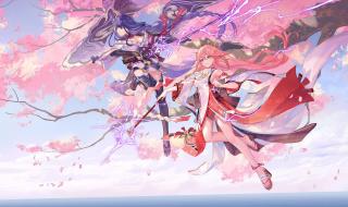 八重神子开襟大欧派乳液